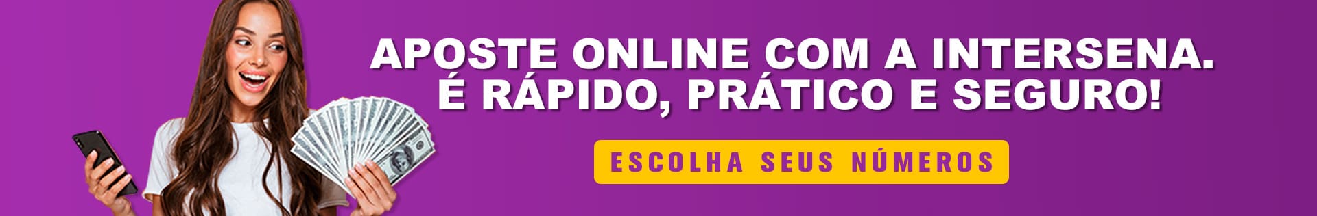 Aposte online na Lotofácil com a Intersena