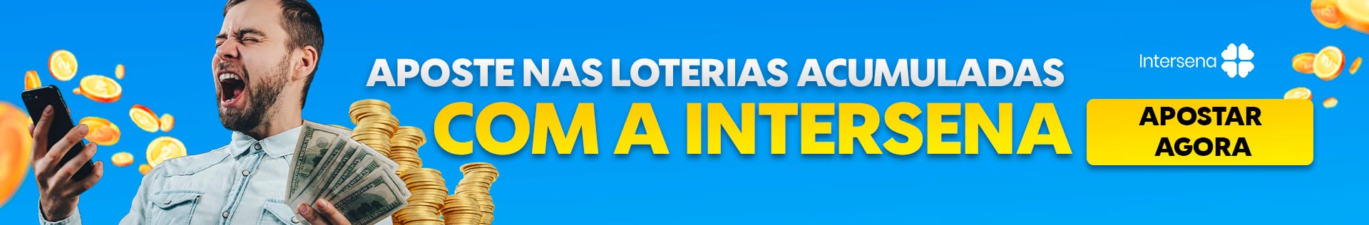 Aposte nas loterias acumuladas com a Intersena