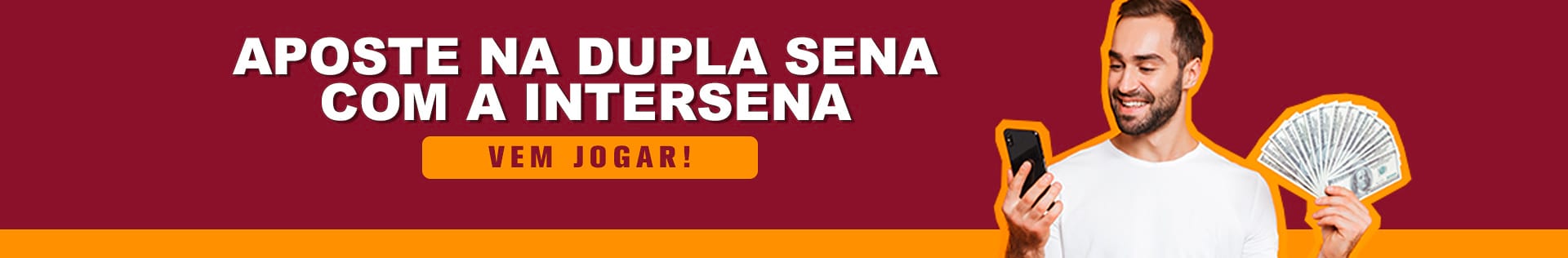Aposte online na Dupla Sena com a Intersena