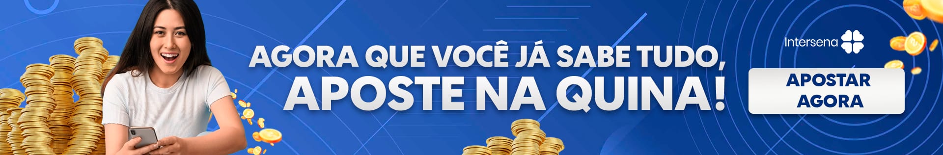 Aposte na Loteria Quina