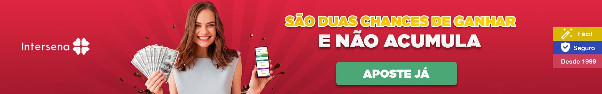 Duas chances de ganhar na Dupla de Páscoa