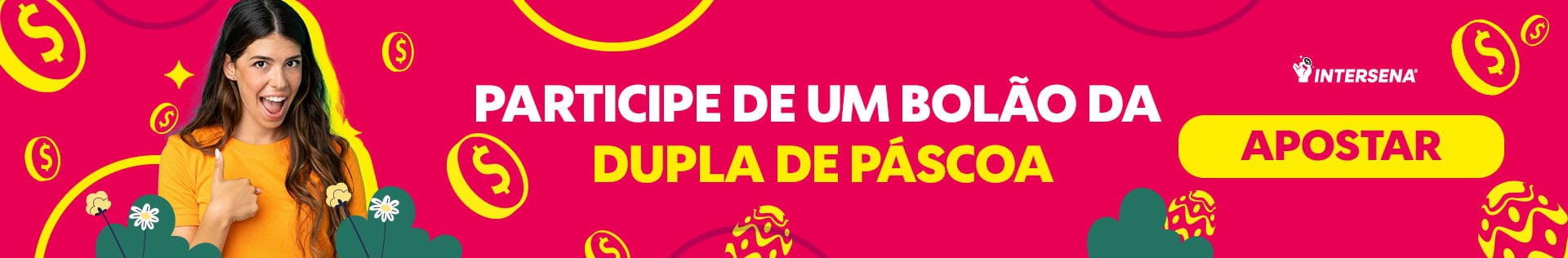 Aposte nos bolões da Dupla de Páscoa