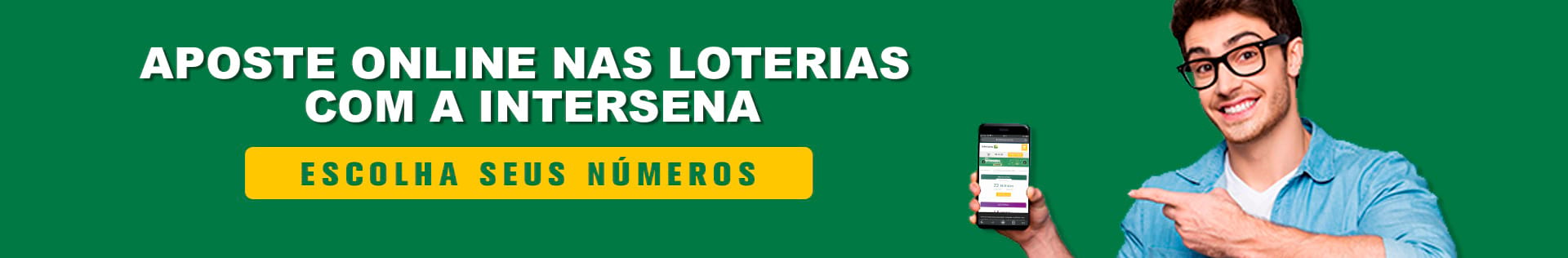 Aposte nas loterias online com a Intersena