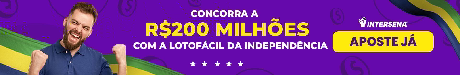 Aposte na Lotofácil da Independência Agora