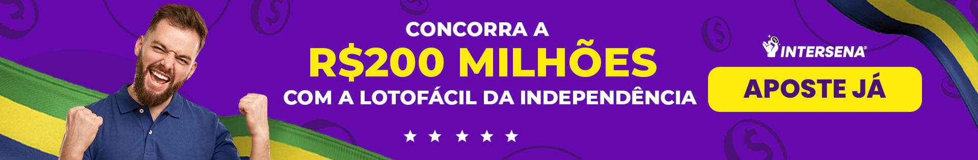 Aposte na Lotofácil da Independência Agora