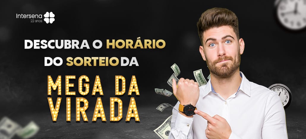 Horário do sorteio da mega sena da virada