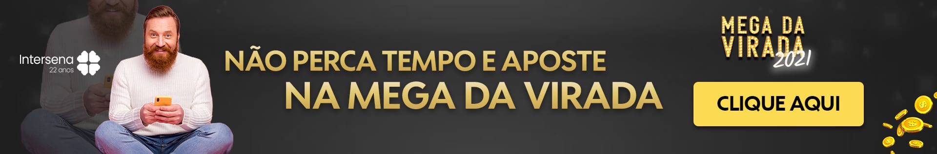 Aposte já na na mega-sena da virada 2021
