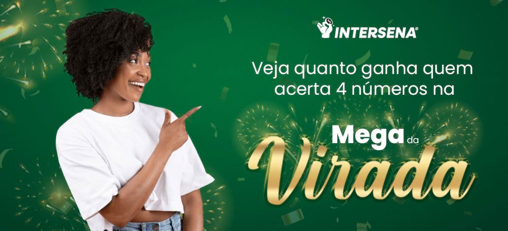 Quanto ganha quem acerta 4 números na Mega da Virada?